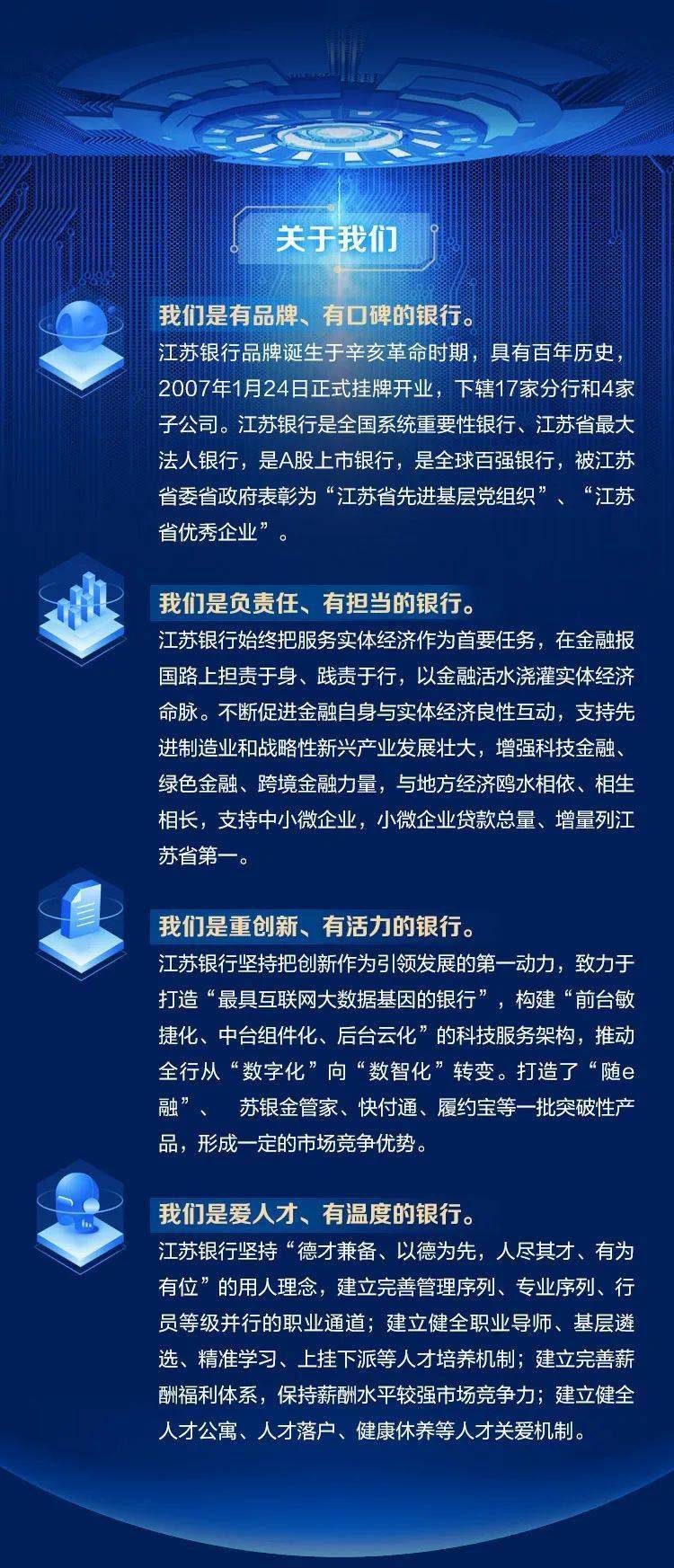 江苏银行信息科技招聘，引领金融科技新潮流